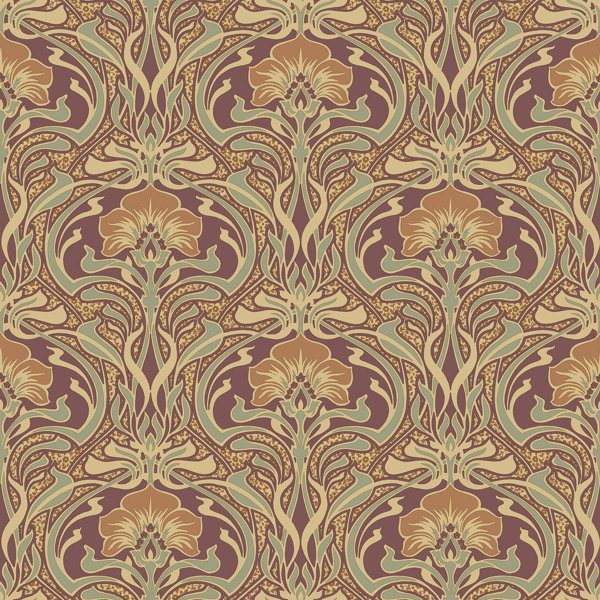 Fleur De Lis Living WoodWard Floral Roll & Reviews Wayfair